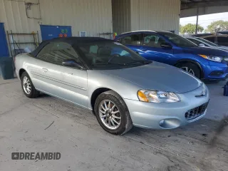 2002 Chrysler Sebring Limited with VIN 1C3EL65R32N295340, listed as a Copart auction lot 89090815 with Not provided miles and Non repairable. Bid and sale history available at DreamBid. Image 4.