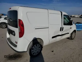 2019 Ram ProMaster City Cargo Tradesman SLT with VIN ZFBHRFBB7K6M23591, listed as a Copart auction lot 42138905 with 186,133 mi miles and Salvage title. Bid and sale history available at DreamBid. Image 3.