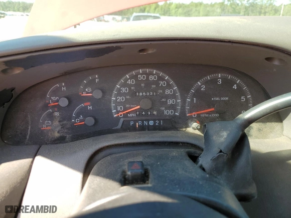 1998 Ford F-150 Standard with VIN 1FTZX17W5WNC13735, listed as a Copart auction lot 58397024 with 185,331 mi miles and Salvage Title. Bid and sale history available at carsss.com. Image 9.
