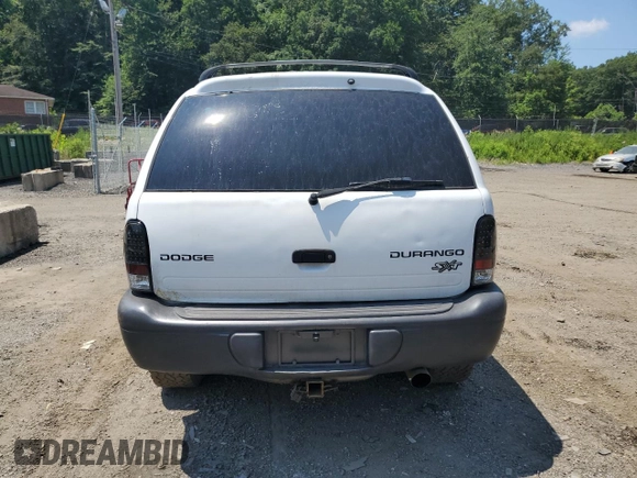 2003 Dodge Durango Sport with VIN 1D4HS38N63F522358, listed as a Copart auction lot 62640305 with 258,304 mi miles and Salvage title. Bid and sale history available at DreamBid. Image 6.