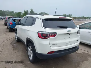 2018 Jeep Compass Latitude с VIN 3C4NJDBB4JT453583, выставлен на аукционе IAAI как лот 42501931 с пробегом 57 094 миль миль и . История ставок и продаж доступна на DreamBid. Изображение 3.
