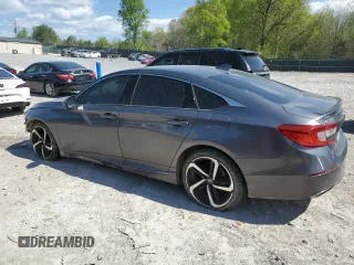 2018 Honda Accord Sedan Sport 1.5T with VIN 1HGCV1F37JA166146, listed as a Copart auction lot 52901905 with 130,509 mi miles and Salvage Title. Bid and sale history available at carsss.com. Image 2.
