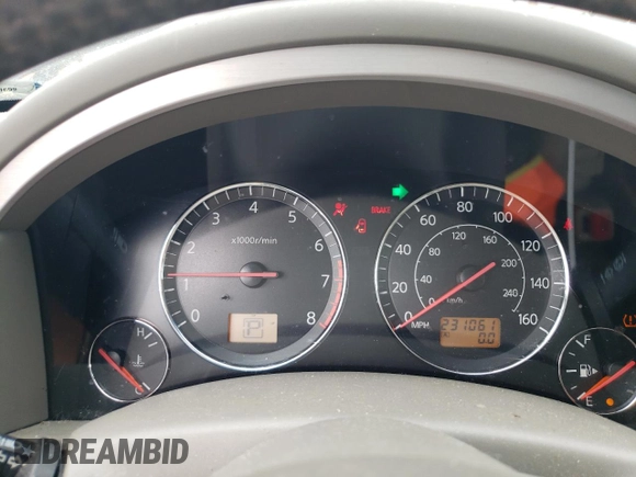 2005 Infiniti FX with VIN JNRAS08W85X207662, listed as a Copart auction lot 59736235 with 231,061 mi miles and Clean title. Bid and sale history available at DreamBid. Image 9.