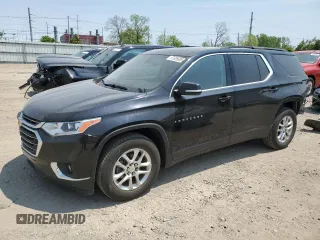 2019 Chevrolet Traverse LT Cloth with VIN 1GNEVGKW1KJ125708, listed as a Copart auction lot 57626605 with 181,328 mi miles and Clean title. Bid and sale history available at DreamBid. Image 1.