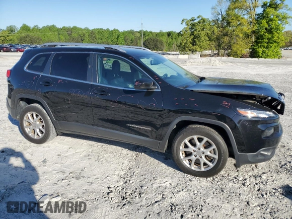 2018 Jeep Cherokee Latitude Plus with VIN 1C4PJLLB8JD509791, listed as a Copart auction lot 53242355 with 46,973 mi miles and Salvage Title. Bid and sale history available at carsss.com. Image 4.