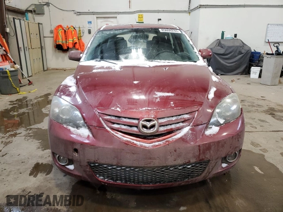 2006 Mazda 3 s with VIN JM1BK143361471656, listed as a Copart auction lot 85600244 with 205,054 mi miles and Salvage Title. Bid and sale history available at carsss.com. Image 5.