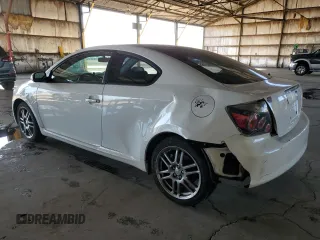 2010 Scion tC with VIN JTKDE3B70A0304955, listed as a Copart auction lot 50008665 with 104,884 mi miles and Salvage Title. Bid and sale history available at carsss.com. Image 2.