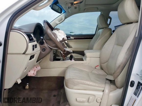 2015 Lexus GX 460 with VIN JTJBM7FX1F5113412, listed as a Copart auction lot 58821855 with 155,511 mi miles and Salvage title. Bid and sale history available at DreamBid. Image 7.