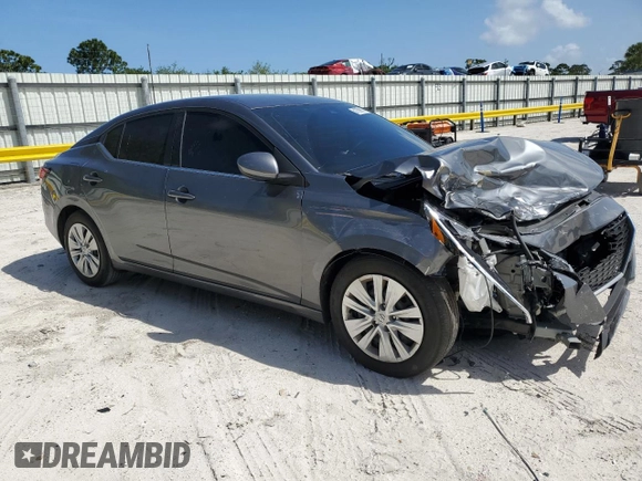 2023 Nissan Sentra S with VIN 3N1AB8BV9PY306039, listed as a Copart auction lot 51769915 with 48,517 mi miles and Non Repairable. Bid and sale history available at DreamBid. Image 4.
