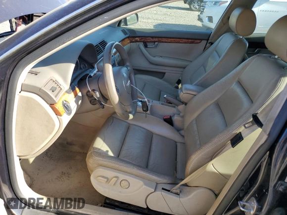 2002 Audi A4 3.0L with VIN WAULT68EX2A115724, listed as a Copart auction lot 79396474 with 212,347 mi miles and Salvage Title. Bid and sale history available at carsss.com. Image 7.