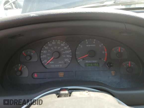 2002 Ford Mustang Standard with VIN 1FAFP40442F202944, listed as a Copart auction lot 62178415 with 124,619 mi miles and Salvage title. Bid and sale history available at DreamBid. Image 9.