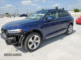 2021 Audi Q5 Prestige with VIN WA1CAAFY4M2019507, listed as a Copart auction lot 60739515 with 28,831 mi miles and Salvage title. Bid and sale history available at DreamBid. Image 1.