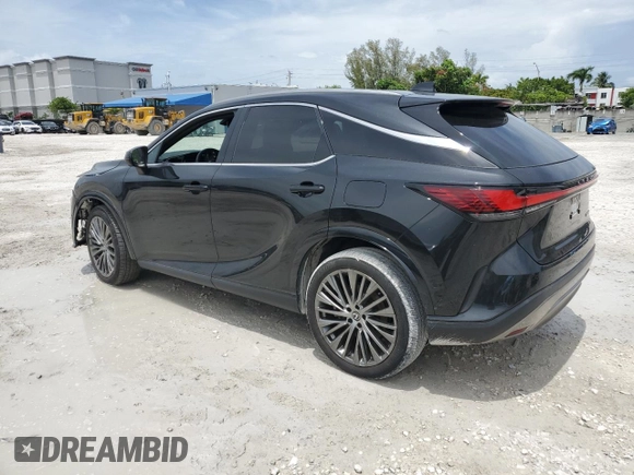 2023 Lexus RX 350 z VIN 2T2BAMBA3PC004378, wystawiony jako Copart lot #63559135 z przebiegiem 18 609 mil mil oraz Czysty tytuł • Clean title. Historia ofert i sprzedaży dostępna na DreamBid. Obrazek 2.