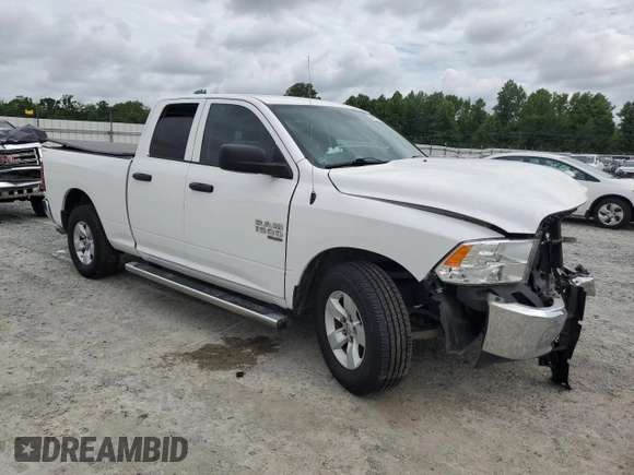 2021 Ram 1500 Tradesman with VIN 1C6RR6FG6MS541379, listed as a Copart auction lot 56407164 with 62,930 mi miles and Salvage title. Bid and sale history available at DreamBid. Image 4.