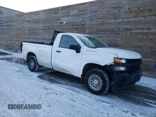 2020 Chevrolet Silverado 1500 Work Truck with VIN 3GCNWAEH3LG330501, listed as a Copart auction lot 84413054 with 99,049 mi miles and Clean Title. Bid and sale history available at DreamBid. Image 4.