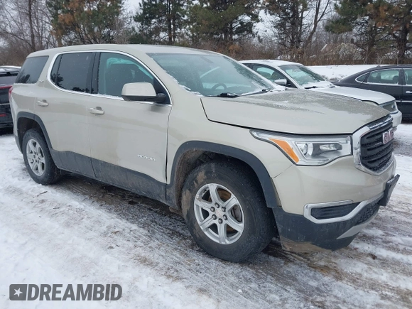 2017 GMC Acadia SLE with VIN 1GKKNKLAXHZ180450, listed as a IAAI auction lot 41335421 with 136,388 mi miles. Bid and sale history available at carsss.com. Image 1.