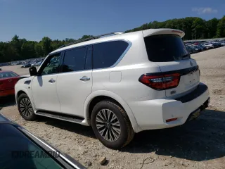 2021 Nissan Armada SL with VIN JN8AY2BB1M9791538, listed as a Copart auction lot 69201584 with 53,565 mi miles and Salvage Title. Bid and sale history available at carsss.com. Image 2.