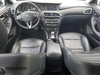 2017 Infiniti QX30 Premium with VIN SJKCH5CR2HA024168, listed as a Copart auction lot 59262525 with 61,846 mi miles and Salvage title. Bid and sale history available at DreamBid. Image 8.