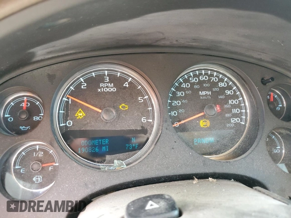 2011 Chevrolet Tahoe LS with VIN 1GNSCAE04BR120288, listed as a Copart auction lot 59897235 with 190,826 mi miles and Clean title. Bid and sale history available at DreamBid. Image 9.