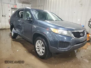 2011 Kia Sorento LX with VIN 5XYKT4A25BG100700, listed as a Copart auction lot 50430305 with 134,764 mi miles and Salvage Title. Bid and sale history available at DreamBid. Image 4.