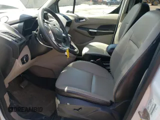 2014 Ford Transit Connect XLT with VIN NM0GE9F78E1141664, listed as a Copart auction lot 54843735 with 25,802 mi miles and Salvage title. Bid and sale history available at DreamBid. Image 7.