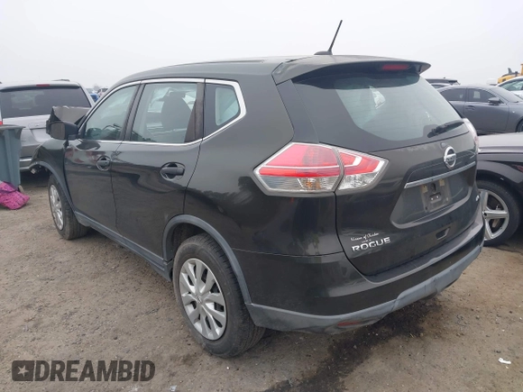 2016 Nissan Rogue SV with VIN KNMAT2MV6GP665869, listed as a IAAI auction lot 41800334 with 141,721 mi miles. Bid and sale history available at carsss.com. Image 3.