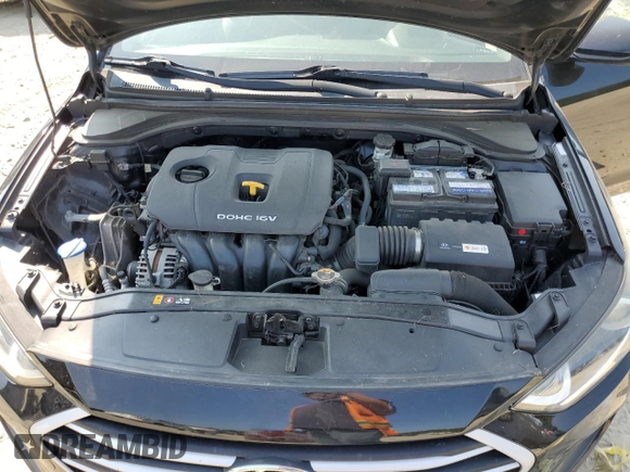 2017 Hyundai Elantra SE with VIN KMHD84LF0HU433030, listed as a Copart auction lot 59185345 with 77,776 mi miles and Salvage title. Bid and sale history available at DreamBid. Image 11.