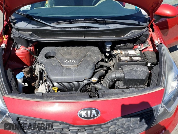2014 Kia Rio LX with VIN KNADM4A32E6385200, listed as a Copart auction lot 52072335 with 94,790 mi miles and Salvage Title. Bid and sale history available at DreamBid. Image 11.