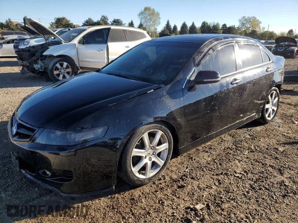 2006 Acura TSX Navi with VIN JH4CL95916C014558, listed as a Copart auction lot 75290304 with 221,520 mi miles and Salvage title. Bid and sale history available at DreamBid. Image 1.