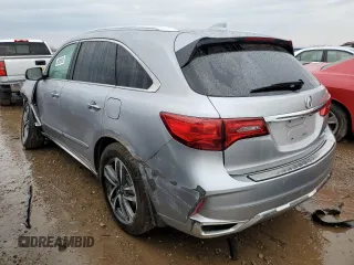 2017 Acura MDX Sport Hybrid w/Advance Pkg with VIN 5FRYD7H74HB001746, listed as a Copart auction lot 66066562 with 47,204 mi miles. Bid and sale history available at carsss.com. Image 3.