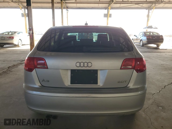 2008 Audi A3 with VIN WAUNF78P88A086045, listed as a Copart auction lot 41452005 with 99,743 mi miles and Salvage Title. Bid and sale history available at carsss.com. Image 6.