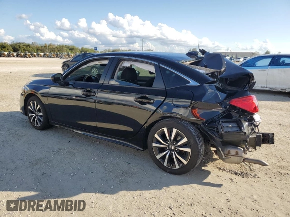 2023 Honda Civic Sedan EX with VIN 2HGFE1F78PH322785, listed as a Copart auction lot 87103264 with 19,165 mi miles and Non Repairable. Bid and sale history available at carsss.com. Image 2.