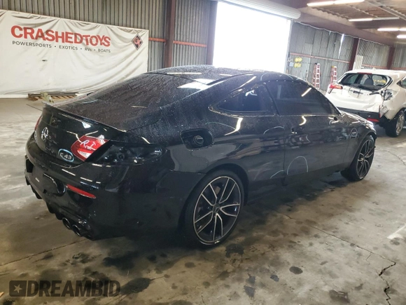 2023 Mercedes-Benz C 43 AMG with VIN W1KWJ6EB8PG124979, listed as a Copart auction lot 45275515 with 6,275 mi miles and Salvage Title. Bid and sale history available at carsss.com. Image 3.