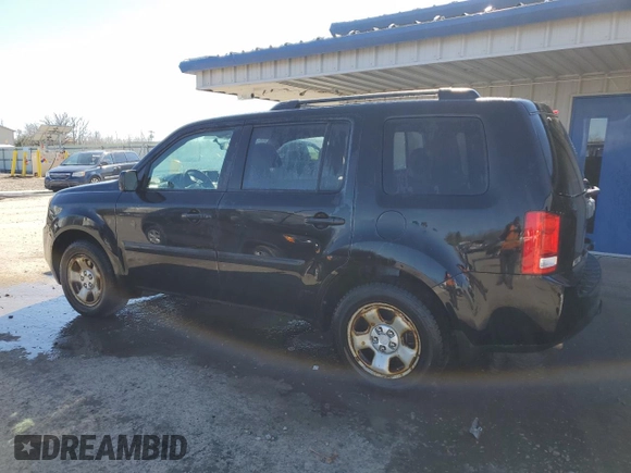 2014 Honda Pilot LX with VIN 5FNYF4H26EB002150, listed as a Copart auction lot 53371535 with 114,428 mi miles and Salvage Title. Bid and sale history available at DreamBid. Image 2.