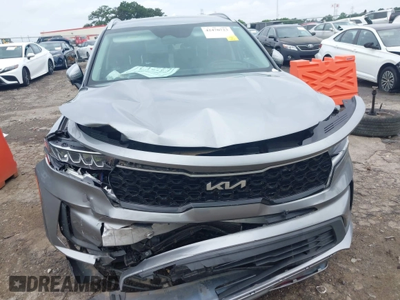 2022 Kia Sorento S with VIN KNDRG4LG2N5092371, listed as a IAAI auction lot 42470723 with 74,541 mi miles and . Bid and sale history available at DreamBid. Image 6.