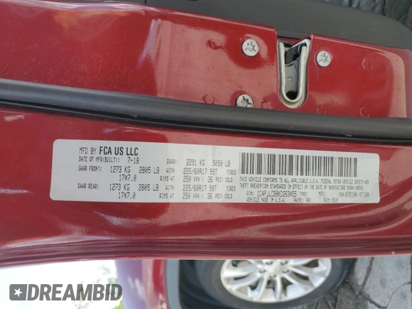 2019 Jeep Cherokee Latitude z VIN 1C4PJLCB8KD263455, wystawiony jako Copart lot #64126085 z przebiegiem 96 734 mil mil oraz Szkoda całkowita • Salvage title. Historia ofert i sprzedaży dostępna na DreamBid. Obrazek 13.