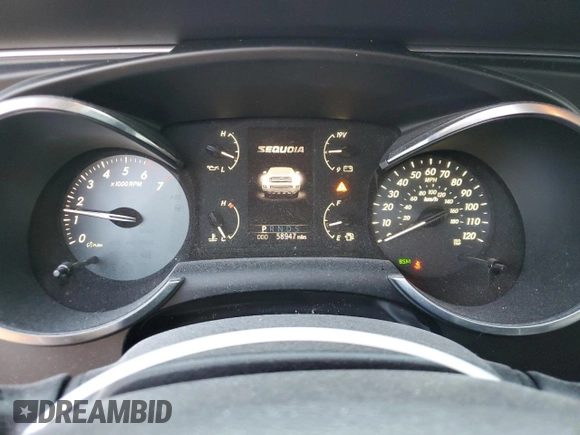 2019 Toyota Sequoia Platinum with VIN 5TDDY5G14KS171243, listed as a Copart auction lot 86040924 with 58,947 mi miles and Salvage Title. Bid and sale history available at carsss.com. Image 9.