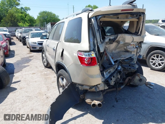 2010 GMC Acadia SLT1 with VIN 1GKLRMEDXAJ195059, listed as a IAAI auction lot 42255816 with Not provided miles and . Bid and sale history available at DreamBid. Image 3.