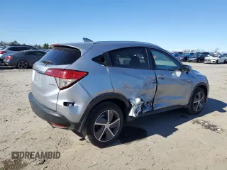 2022 Honda HR-V EX with VIN 3CZRU6H54NM754581, listed as a Copart auction lot 45108685 with 70,569 mi miles and Salvage Title. Bid and sale history available at DreamBid. Image 3.