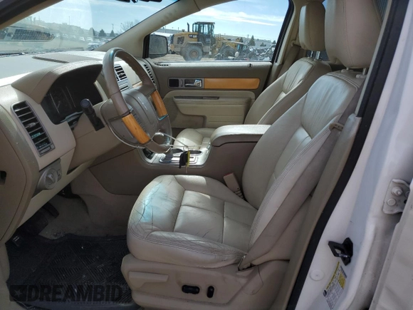 2007 Lincoln MKX with VIN 2LMDU68C57BJ16956, listed as a Copart auction lot 47212525 with 193,608 mi miles and Salvage Title. Bid and sale history available at carsss.com. Image 7.