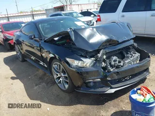 2016 Ford Mustang EcoBoost with VIN 1FA6P8TH0G5252453, listed as a IAAI auction lot 42002358 with 107,235 mi miles and . Bid and sale history available at DreamBid. Image 1.