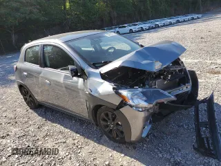 2023 Mitsubishi Mirage Black Edition with VIN ML32AWHJ0PH003629, listed as a Copart auction lot 57873775 with Not provided miles and Salvage title. Bid and sale history available at DreamBid. Image 4.
