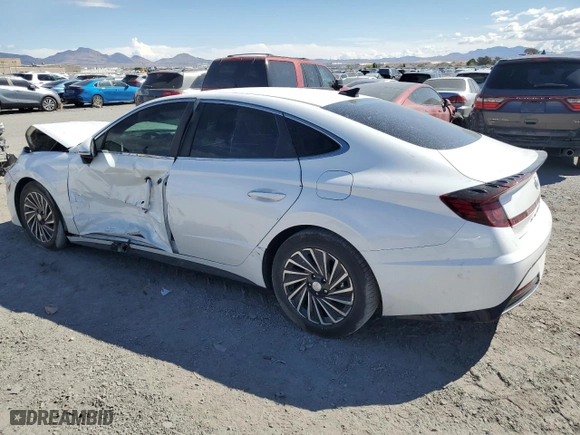 2021 Hyundai Sonata Hybrid SEL with VIN KMHL34JJ6MA019991, listed as a Copart auction lot 51845165 with 37,149 mi miles and Salvage Title. Bid and sale history available at carsss.com. Image 2.