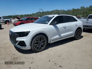 2021 Audi SQ8 Prestige z VIN WA1CWBF14MD008179, wystawiony jako Copart lot #49460094 z przebiegiem 59 302 mil mil oraz . Historia ofert i sprzedaży dostępna na DreamBid. Obrazek 1.