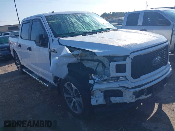 2019 Ford F-150 XL with VIN 1FTEW1CPXKKF00869, listed as a IAAI auction lot 41197442 with 77,487 mi miles and . Bid and sale history available at DreamBid. Image 1.