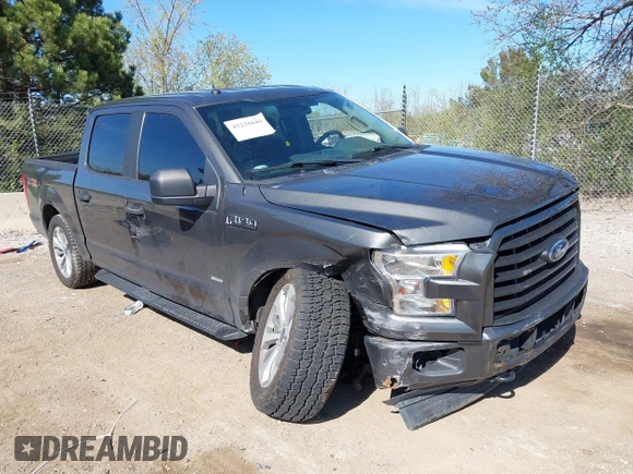 2017 Ford F-150 XL with VIN 1FTEW1EP4HKD67774, listed as a IAAI auction lot 42231049 with 139,222 mi miles and . Bid and sale history available at DreamBid. Image 1.