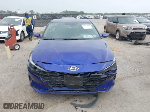 2023 Hyundai Elantra SEL with VIN KMHLS4AGXPU564831, listed as a IAAI auction lot 42072690 with 16,757 mi miles and . Bid and sale history available at DreamBid. Image 12.