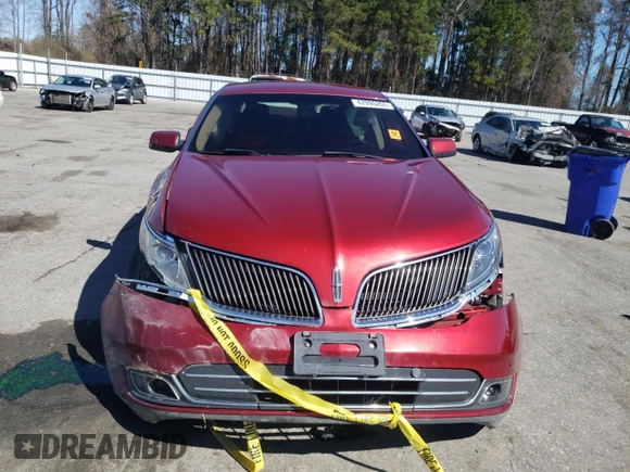2014 Lincoln MKS with VIN 1LNHL9DKXEG609522, listed as a Copart auction lot 47990205 with 151,245 mi miles and Non Repairable. Bid and sale history available at DreamBid. Image 5.
