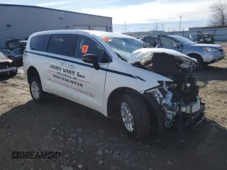 2024 Chrysler Pacifica Touring with VIN 2C4RC1FG3RR126350, listed as a Copart auction lot 47007495 with Not provided miles and Salvage title. Bid and sale history available at DreamBid. Image 4.