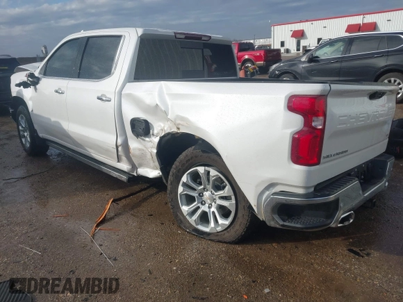 2024 Chevrolet Silverado 1500 LTZ with VIN 1GCUDGE87RZ307770, listed as a IAAI auction lot 41446543 with Not Provided miles and . Bid and sale history available at DreamBid. Image 3.